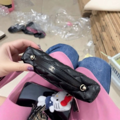 25C LP ハンドルボックスバッグ大容量ハスライチ柄カーフスキンフルレザー裏地ランチボックスバッグドロップシッピング