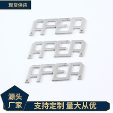 可定制服饰商标挂镀手作异形小标牌手工包标签服装手缝合金潮牌