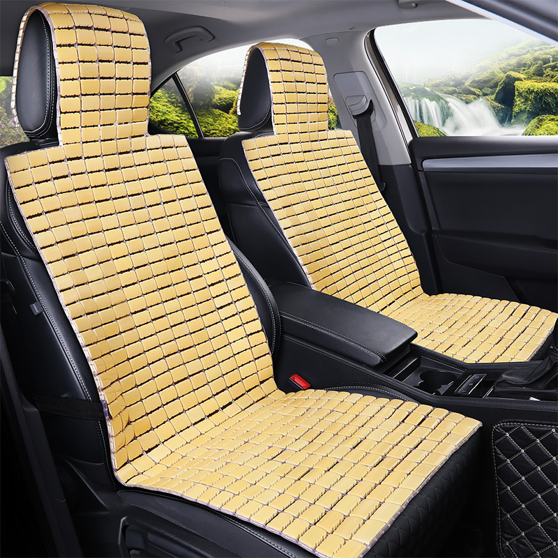 夏季透气麻将席小车货车单片主驾驶座垫汽车竹片坐垫竹子夏天凉垫