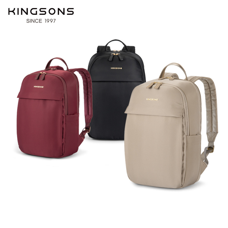 Jinshengs 女性用バックパック、シンプルなハイエンドナイロンバックパック、ファッショナブルで軽量、多機能のラップトップバッグ|undefined