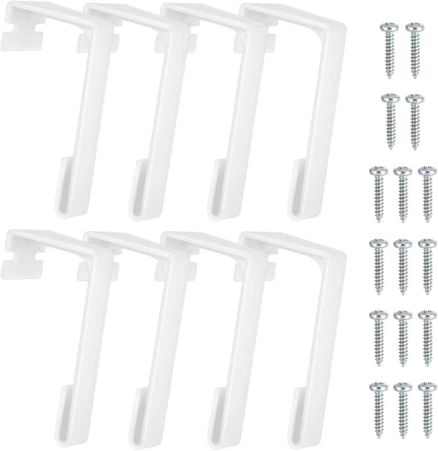 RV accessories bracket curtain hook curtain holder white with screws
