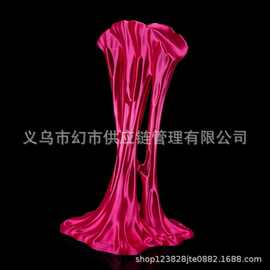 跨境创意流体褶皱耳机架 艺术风桌面耳机收纳摆件