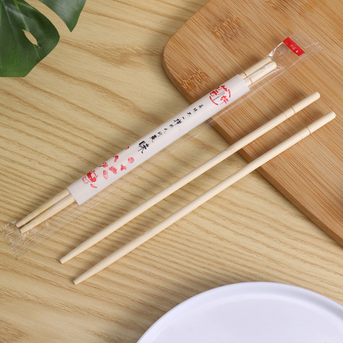 Disposable chopsticks, household, restaurant takeout, convenient, fast food, hygienic chopsticks, individually packed, disposable bamboo chopsticks, round chopsticks