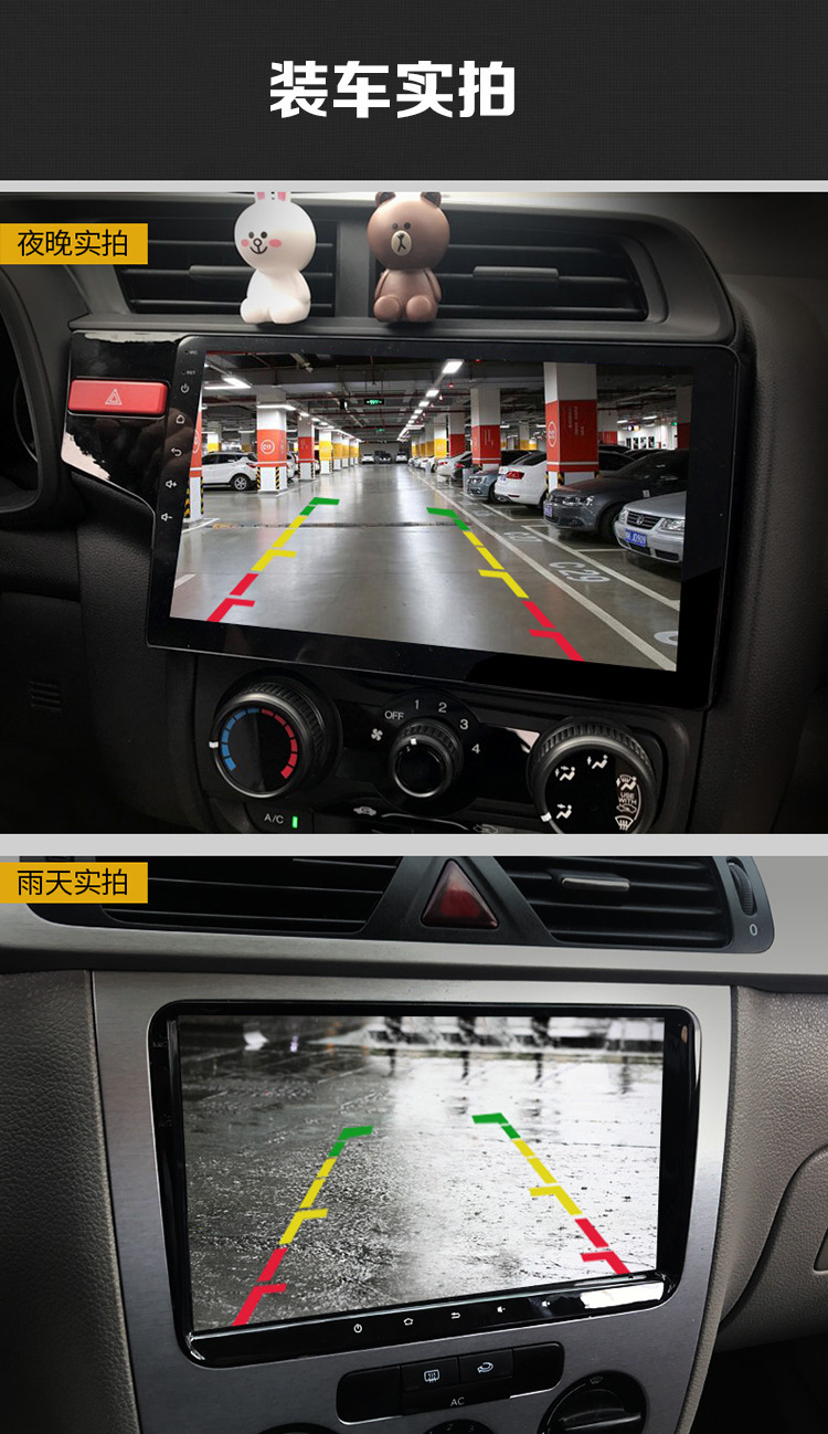 Car Reversing Camera Ahd/Cvbs Dual-Control Av Interface 3D Noise Reduction High-Definition Night Vision Waterproof Ultra-Wide Angle