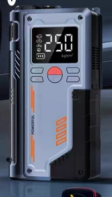 machine intelligent air pump inflator – Hava nasosu - t700-emergency-power-supply-smart-battery-clamps-carrying-bag