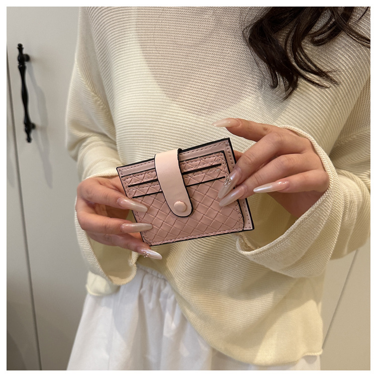 33g Weight Polyester Lining Material Magnetic Buckle Closure Type / Strap Type Card Holder Bags Type Daily Occasion PU Material Solid Color Pattern All Seasons Season Unisex Gender Basic, Classic Style Style Square Shape Unisex Solid Color PU Magnetic Buckle Card Holders 7