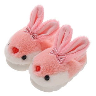 Children's cotton slippers winter Girls' Indoor non-slip boys' and girls' home warm children's home slippers