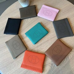 真皮零錢包女togo牛皮鏤空卡包車鑰匙口紅收納包迷你精緻證件包