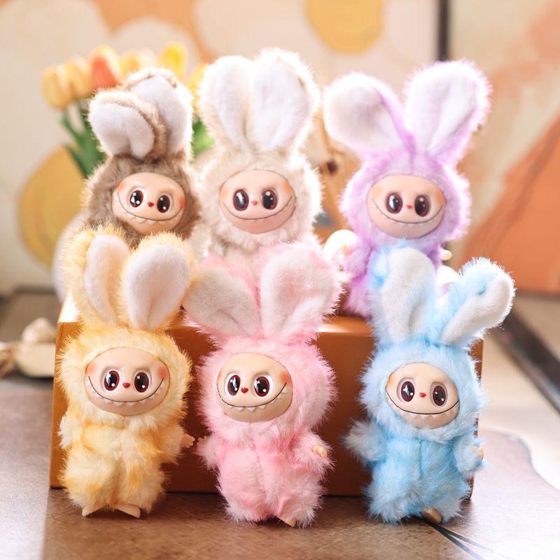 かわいいビニールウサギペンダントぬいぐるみ人形ウサギバッグペンダントキーホルダー人形人形|undefined