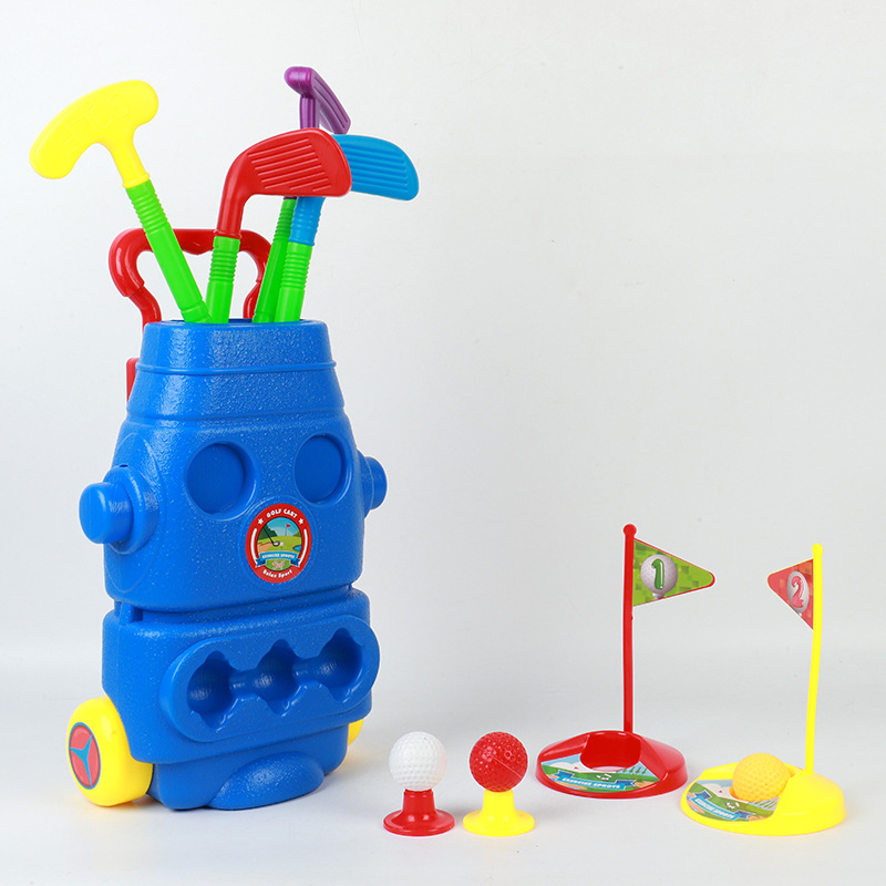 Cross-border children's golf toy set kindergarten interactive game boy outdoor sports sports ball