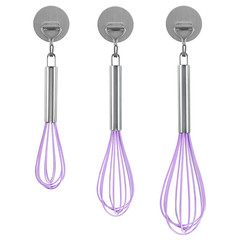 Stainless steel silicone hand egg whisk baking tool cream mixer
