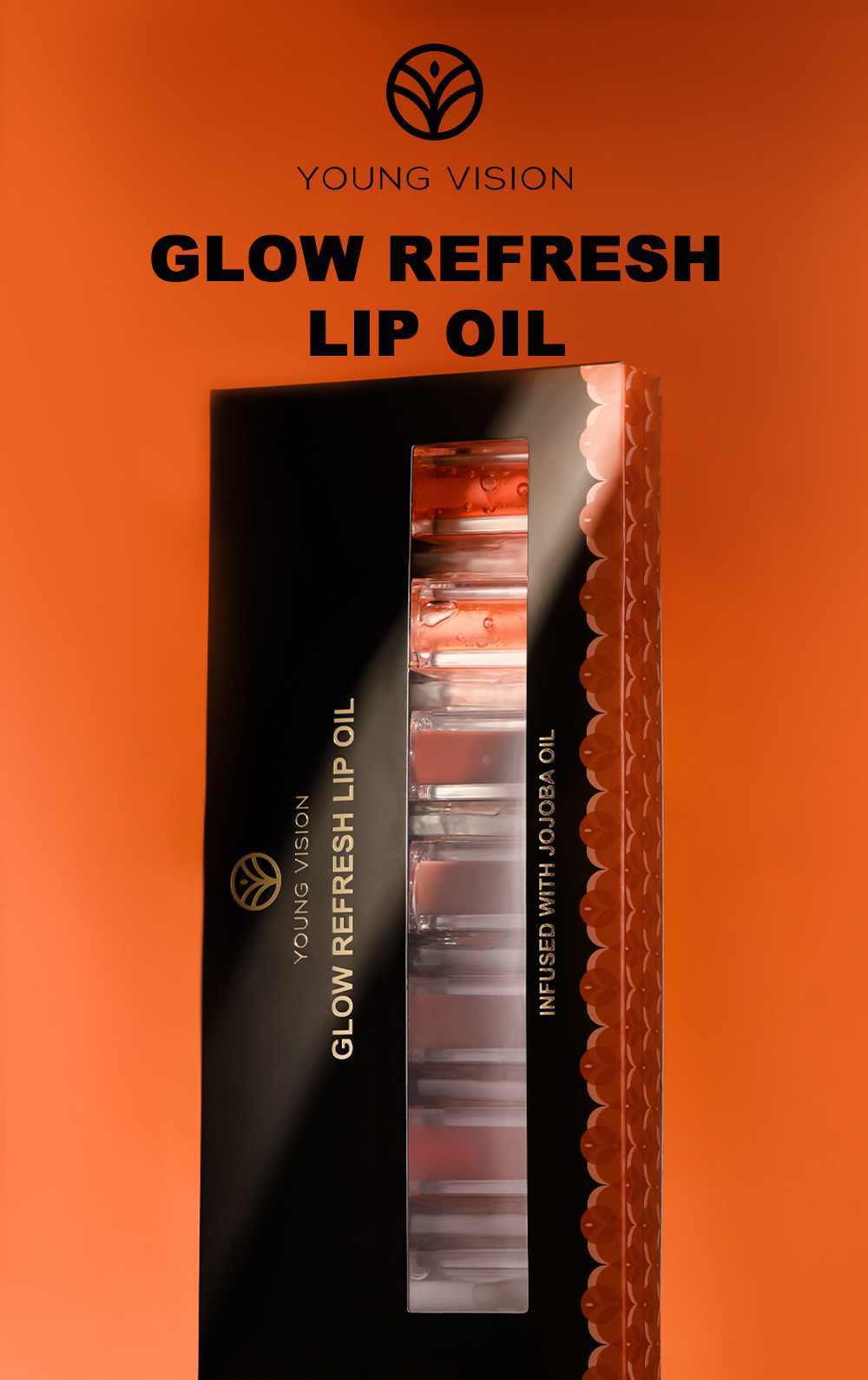 YOUNG VISION 7-color Mirror Lip Oil Set Dudu Lip Liquid Lipstick Lip Gloss details Picture