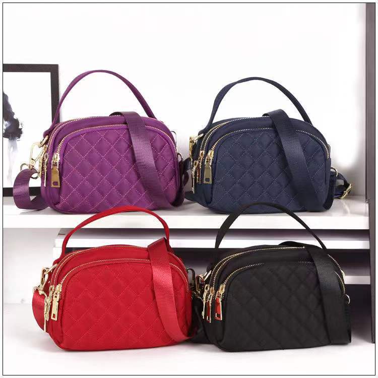 Women's Bag Crossbody Bag High-End Handbag Manufacturer Wholesale New Small Square Bag Multi-Functional Oxford Versatile Shoulder Bag