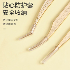 Mink Eyelash Extension Tweezers Fish Pattern High-Precision Flowering Eyelash Curler Anti-Slip Dedicated Dolphin Curler Eyelashes