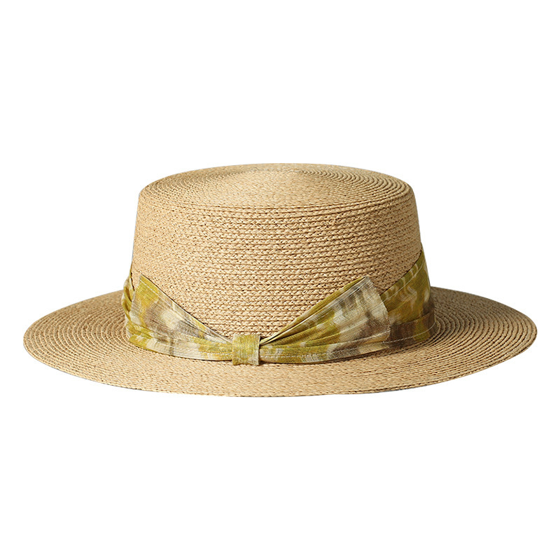 Cappello da pescatore donna stile hepburn a tesa larga anti uv_voghion.com