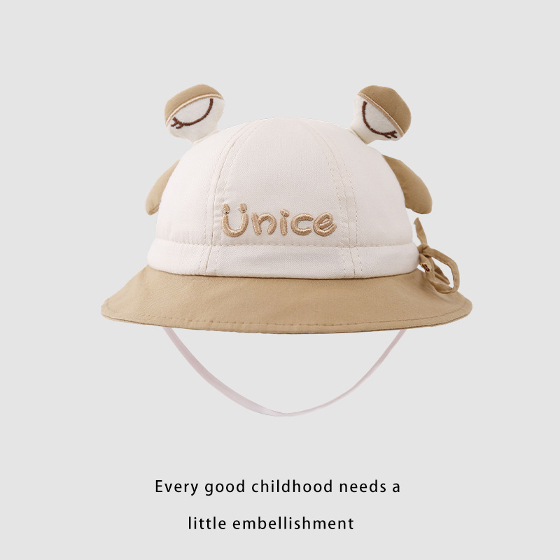 Sombrero para bebés primavera delgada sombrero solar para bebés primavera y otoño niños niñas lindos super bonitos sombreros de pescador