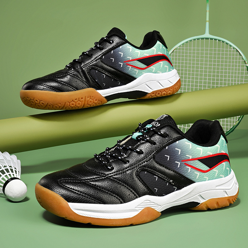 Nuevos zapatos de bádminton profesionales transfronterizos para niños y niñas zapatos de entrenamiento antideslizantes para competiciones deportivas al aire libre