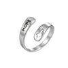 Retro one size brand fashionable ring, adjustable accessory stainless steel, wholesale