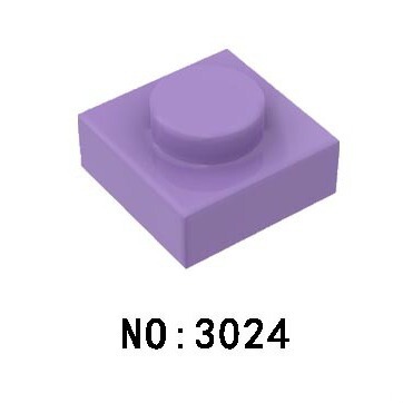 Domestic brick creative building blocks wall mosaic pixel painting parts 1 * 1kg compatible with Lego building blocks 3024 Domestic brick creative building blocks wall mosaic pixel painting parts 1 * 1kg compatible with Lego building blocks 3024