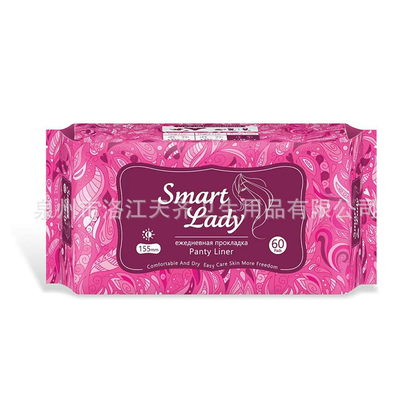 Оптовая продажа мини-гигиенических прокладок на фабрике Цюаньчжоу, не менструальные прокладки, 155 мм, гигиенические салфетки, внешняя торговля, женские менструальные прокладки, прокладки для нижнего белья.