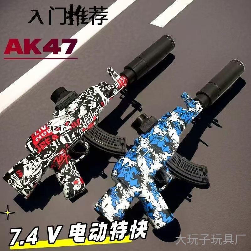 (Cross-border trading), toy gun, graffiti, MP5