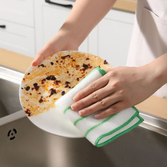 美麗雅竹潔去油抹布5片廚房專用抹布吸水家用易清洗去油不易掉毛