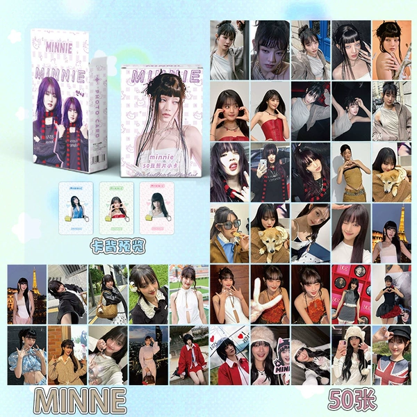 Kim Minnie laser photo cards 50 sheets 1 box