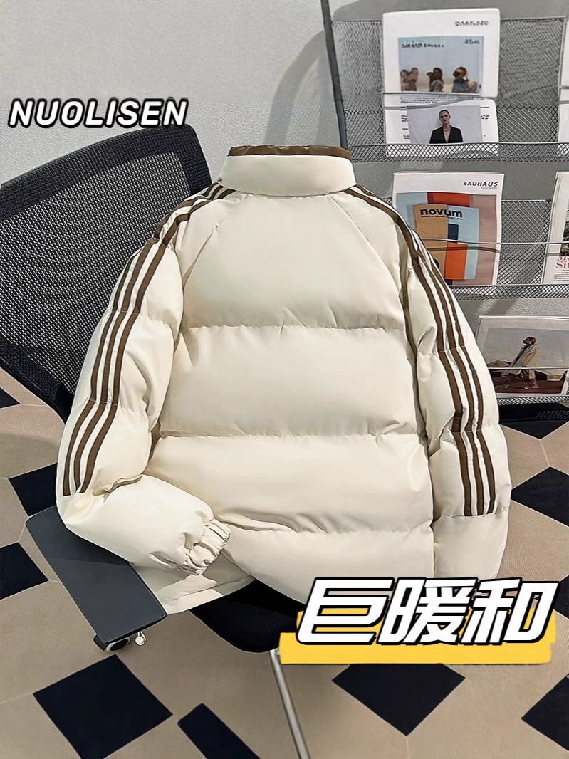 Demi-season warm down jacket with down for beloved