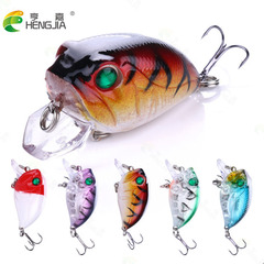 HENGJIA Hengjia Fishing Gear Rock Fat Albino Fishing Bait 8g Freshwater Largemouth Bass Artificial Lure Casting Hard Bait Fishing Gear