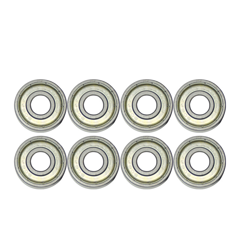 Manufacturer's In-Stock Skateboard Bearings Roller Skates 608Abec-7 Chrome Steel Four-Wheel Skateboard Anti-Slip High Wear Resistance