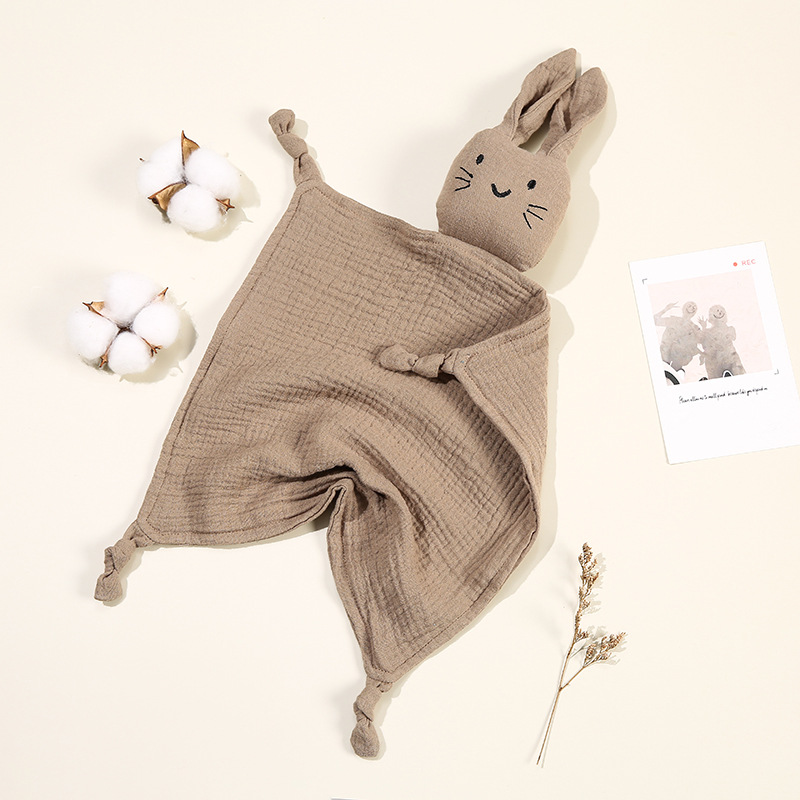 Cute Animal Double-layer Cotton Gauze Baby Accessories display picture 3