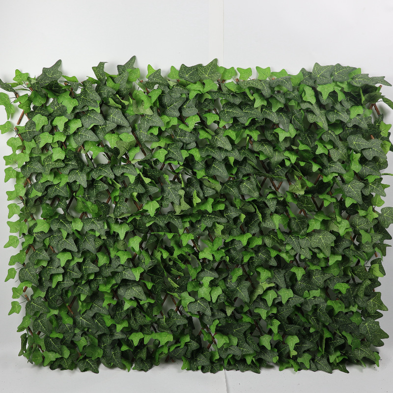 Artificial green plants retractable fence outdoor enclosure plant wall balcony privacy screen garden courtyard decoration
