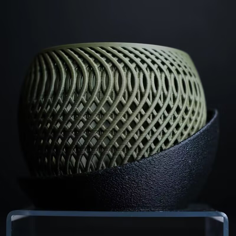 国境を越えた3Dプリント蘭植木鉢、多角形多肉植物植木鉢、モダン、シンプル、文学的、エレガント、バルコニー、見栄えの良い|undefined
