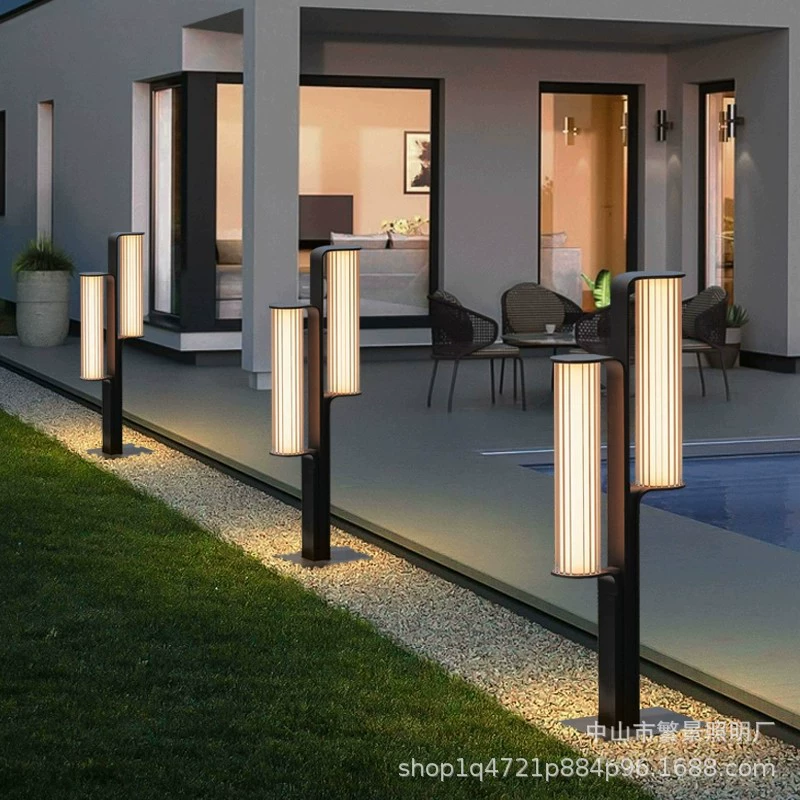 Уличные фонари, водонепроницаемые фонари для двора, газона, уличные садовые фонари для виллы, парковые фонари для общественных путей, ландшафтные фонари для газона