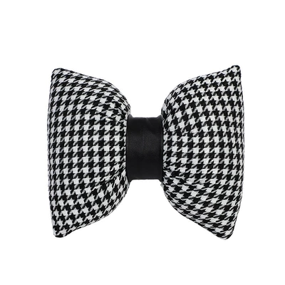 with a High-End Feel, Comfortable | Seat cushion, seat cover - leather-waist-houndstooth-headrest