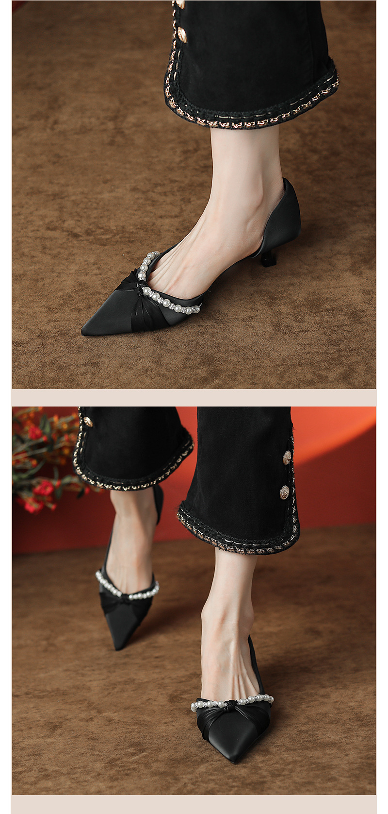 Décolleté stiletto in raso per matrimonio e damigella donore_voghion.com