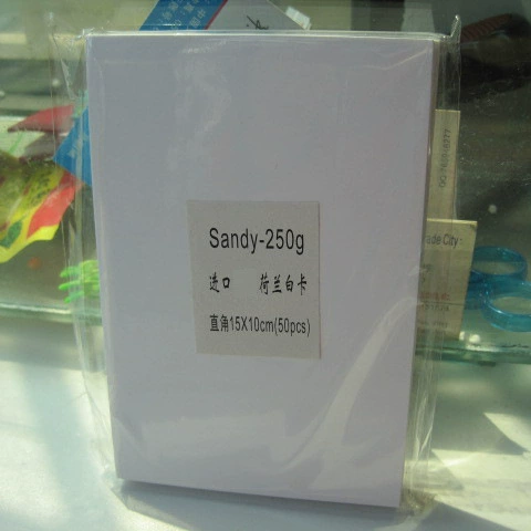 Dutch white card manual DIY painting card paper 250g 50 pieces/bag