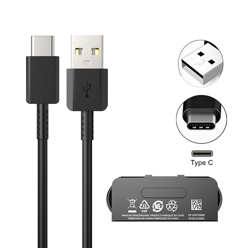 Suitable for Samsung Data Cable Typec Fast Charging Accelerated Charging S10 Charging Cable Type-C Cable USB