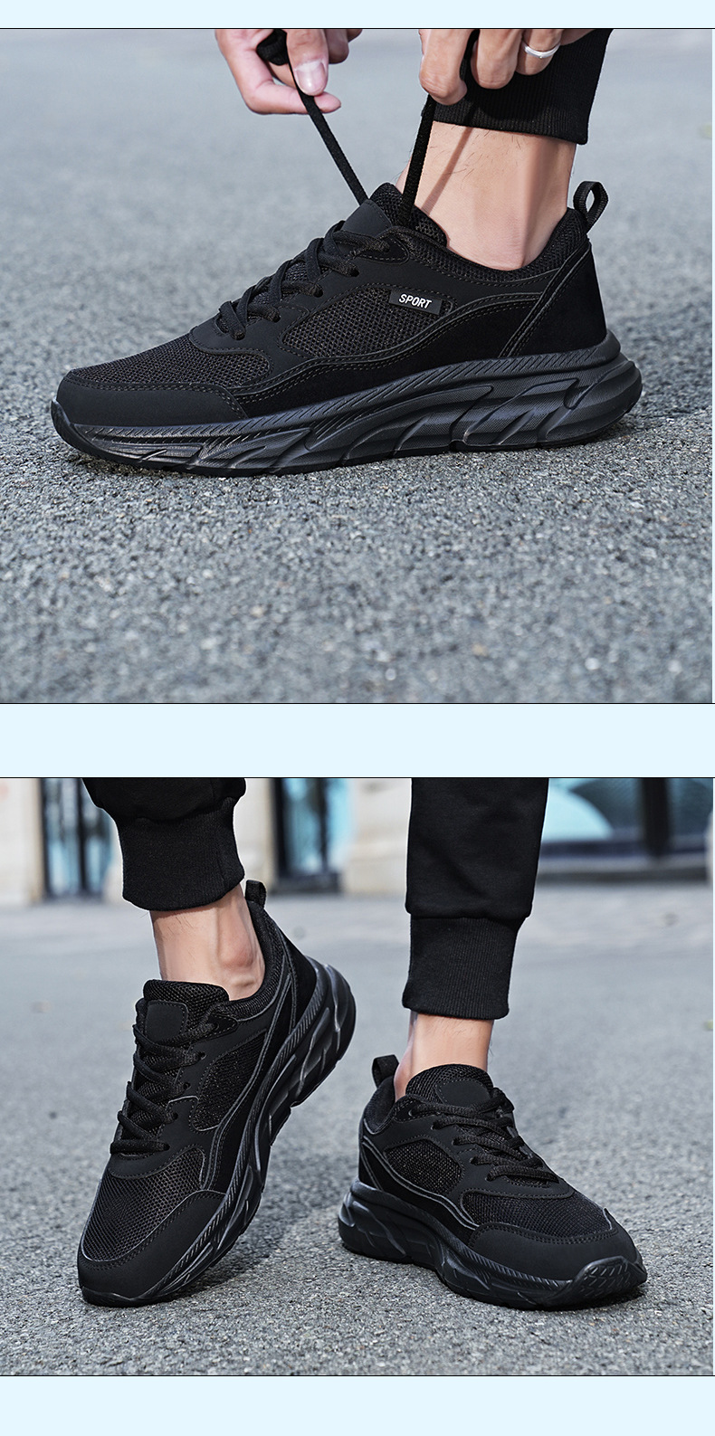 Herren Arbeitsschuhe Freizeitschuhe Wanderschuhe Sneakers Gummisohle Mesh Fußgewölbeunterstützung Gepolsterte Sneakers Schuhwerk_voghion.com