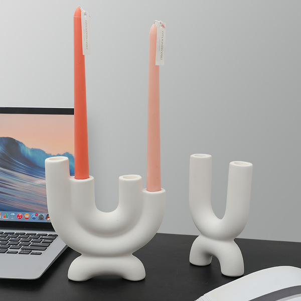 European simple creative ceramic candle holder Nordic home dining…