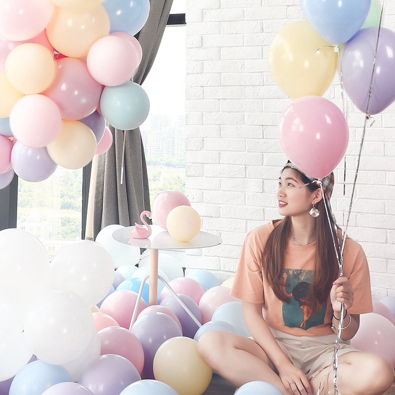 Proposal Balloons, Macaron-Colored Balloons for Weddings, Anniversaries, and Kids' Birthday Parties—Perfect for Scene Setup and Decorations