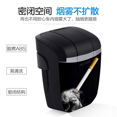 Japan vehicle ashtray originality personality With cover Noctilucent multi-function Air outlet Hanging Car ashtray