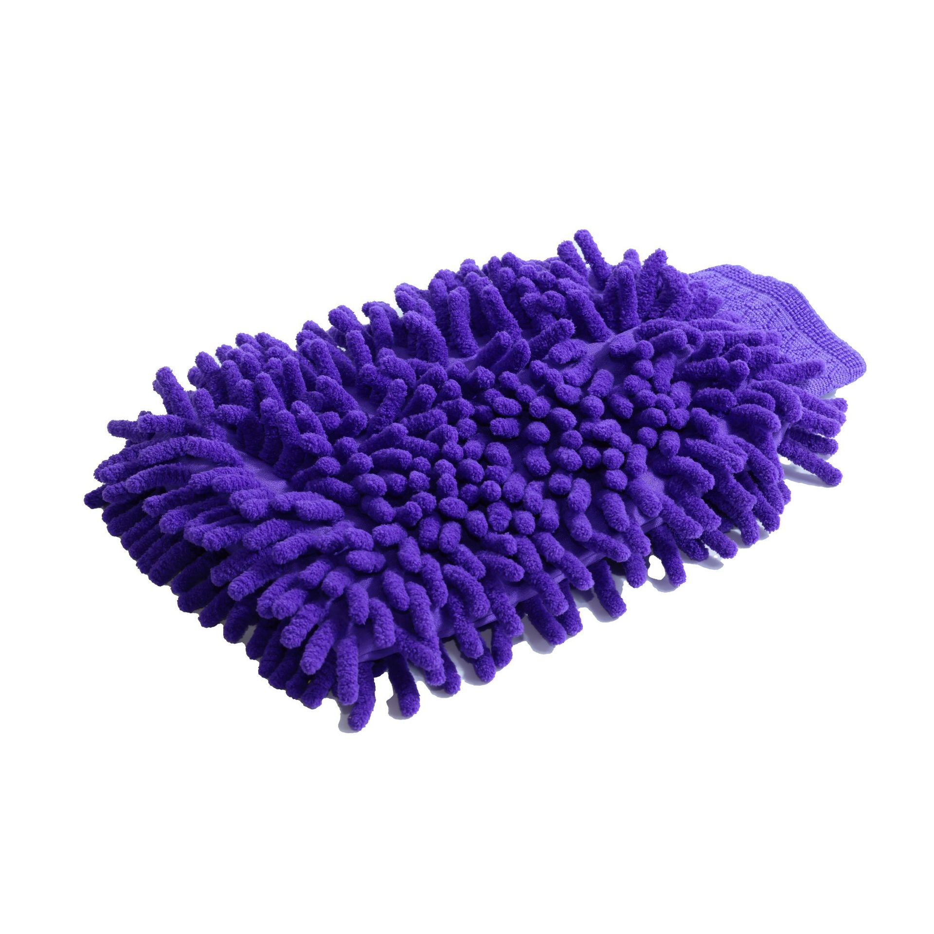 Xinxiili engrosada chenille guantes de lavado de coches guantes de espuma de terciopelo de coral terciopelo largo de una cara guantes de limpieza de coches de doble cara de terciopelo largo