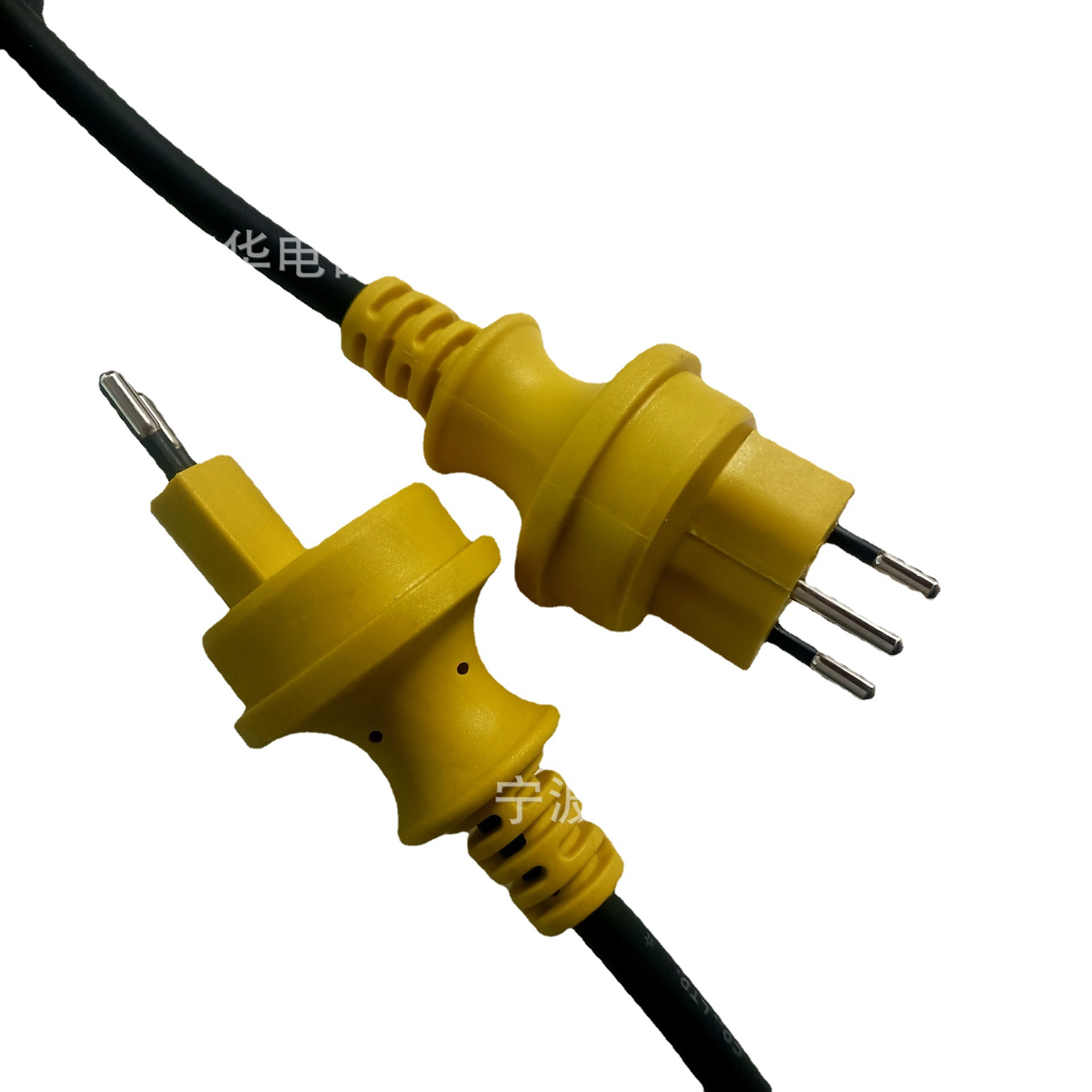 电源线厂家瑞士10A16A防水，防雨插头电源线 瑞典电源线插头