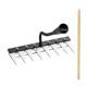 Multi-functional weeding tool artifact weeding hoe weeding rake rake manganese steel turn the ground loose soil agricultural rake