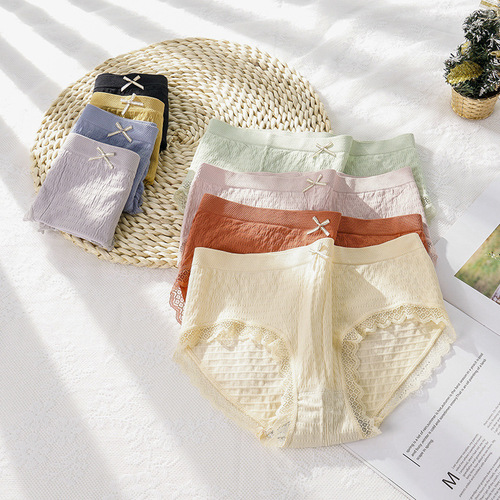 Bubble pants large size underwear for women bubble pants oxygen underwear graphene breathable mid-waist briefs for women