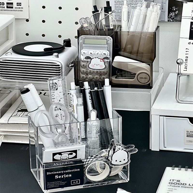 투명 3칸 + 투명 회색 3칸