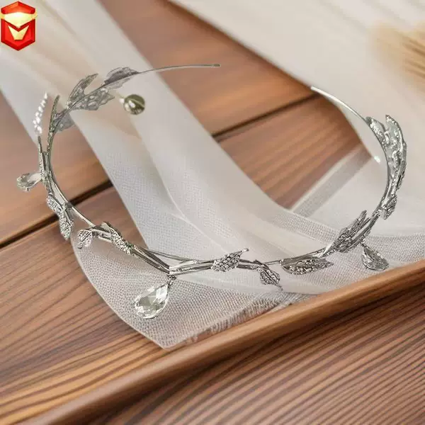 Western Regions Dunhuang Princess Style Ancient Costume Tassel Forehead Ornament Water Drop Eyebrow Decoration Ancient Style Hanfu Bangs Headpiece Exotic Headwear
