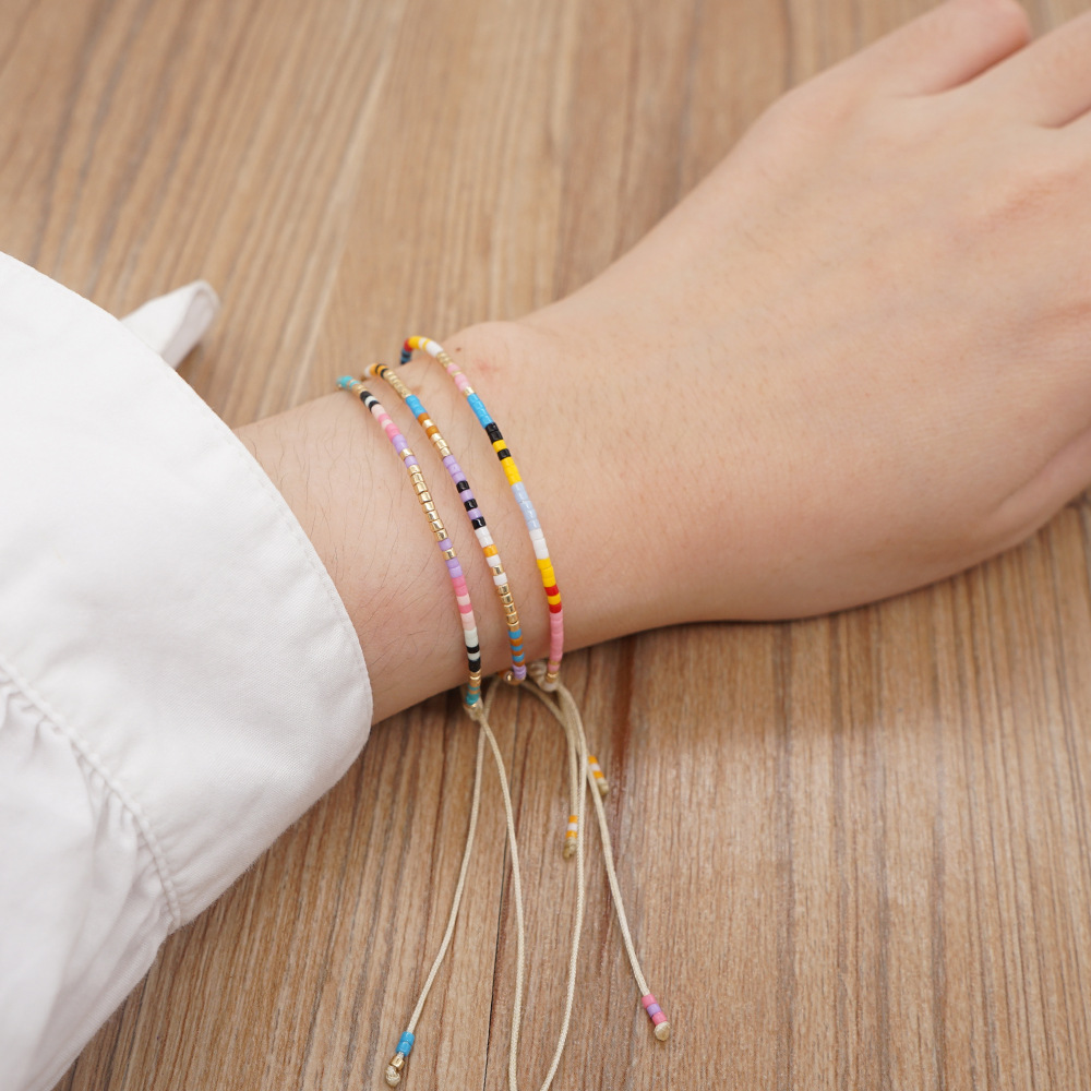 Bohemian Multicolor Glass Wholesale Bracelets display picture 4