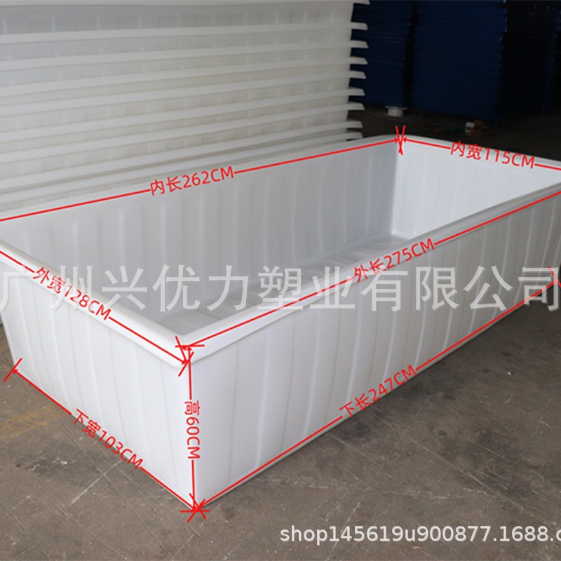 滚塑成型光滑耐用牛筋印染箱 大型加厚推布车用牛津方箱
